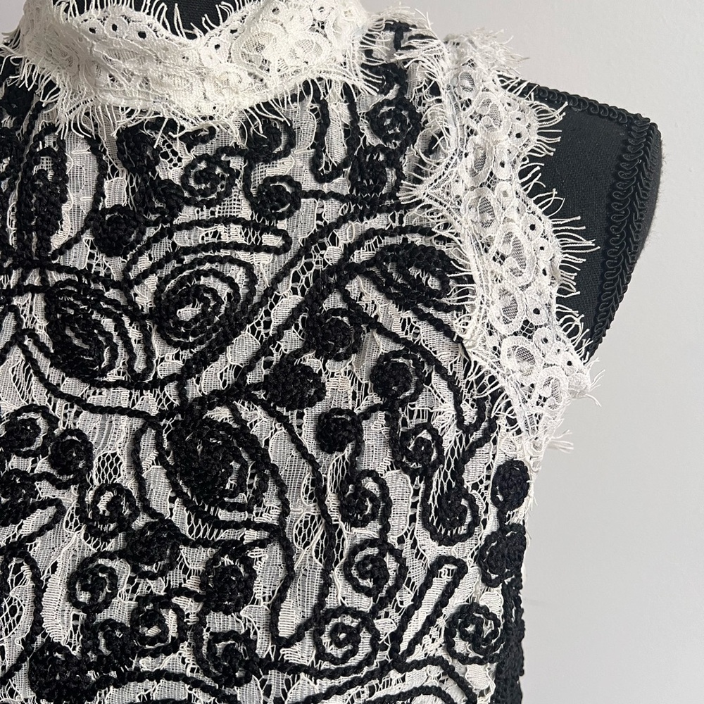 ZARA Lace Shell Top - Picture 7 of 8